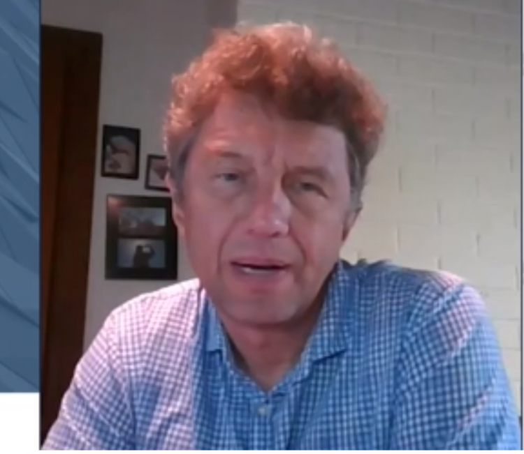 ד"ר יבגני גוסייב, יו"ר tinyML Foundation ומנהל בכיר בחברת קוולקום. צילום מסך מכנס ChipEx2021