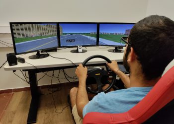 סימולציית תמרור חכם של אוטוטוקס ואוניברסיטת בן גוריון. צילום יחצ