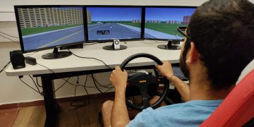 סימולציית תמרור חכם של אוטוטוקס ואוניברסיטת בן גוריון. צילום יחצ