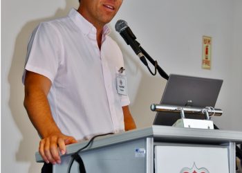 מנכ"ל רובוטמי יוסי וולף במפגש הסיליקון קלאב, 14/9/2021. צילום: שמואל אוסטר