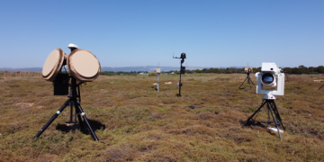 מערכת Drone Dome מותקנת בקרבת מפגש ה-G7 באנגליה בקיץ האחרון. צילום יחצ, רפאל