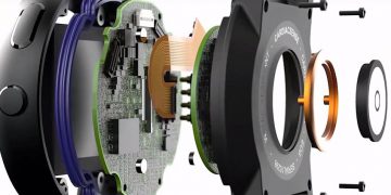 רכיביו הפנימיים של השעון של קרדיוסנס המנטר מדדים רפואיים בדיוק של מיכשור רפואי. צילום יחצ