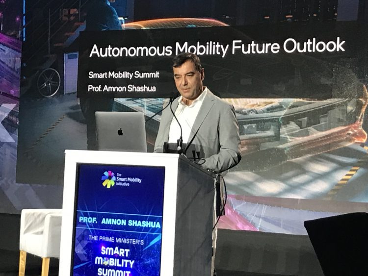 פרופ' אמנון שעשוע בכנס מינהלת התחבורה החכמה, 8/11/2021. צילום: אבי בליזובסקי