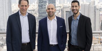 מייסדי TriEye משמאל לימין - פרופ' אוריאל לוי (CTO), אבי בקל (מנכ"ל), עומר קאפח (סמנכ"ל מו"פ). קרדיט - מקסים דינשטיין