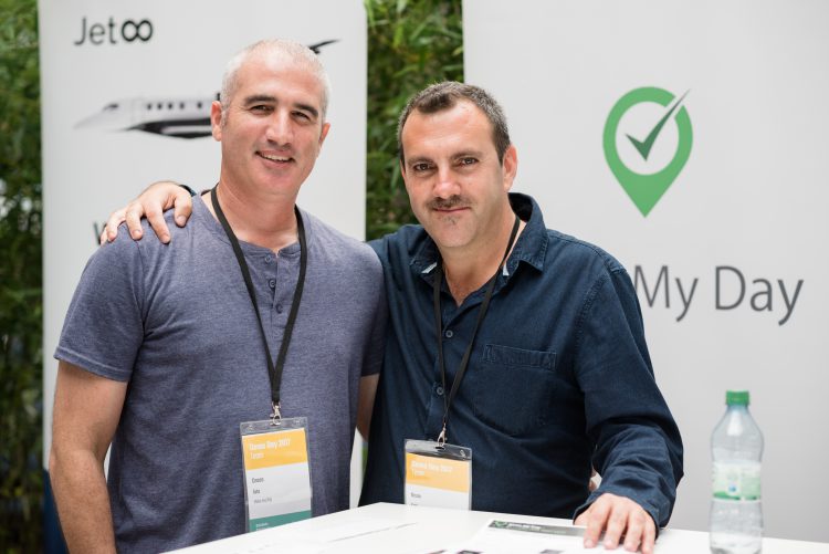 בתמונה מימין, ניסן כץ ומשמאל כנען אביב, מייסדי Make My Day. קרדיט תמונה – Make My Day