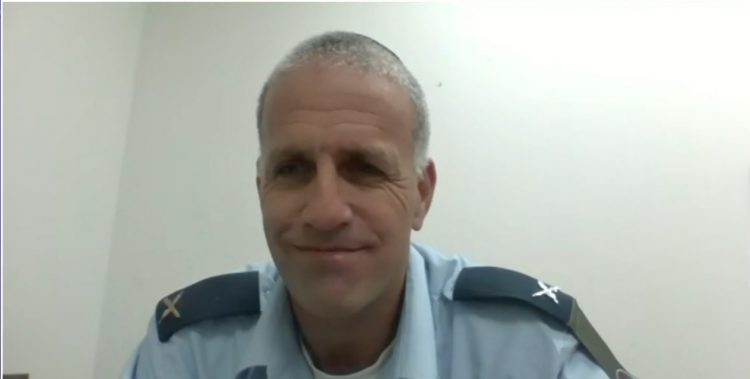 תא"ל אביעד דגן בכנס AI WEEK.צילום מסך