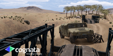 מערכת הסימולציה של קוגנטה ביישומים צבאיים. צילום יחצ