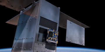 מערכת איחסון בחלל תוצרת רמון ספייס. איור: עופר שפיר.