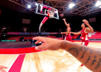 אימון של באיירן מינכן ממצלמת הגוף של אחד השחקנים. צילום: מיינדפליי