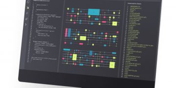 הדמיית כתיבת תוכנה קוונטית. צילום: Classiq