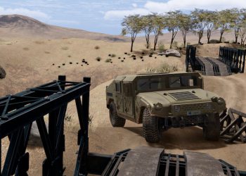 סימוןלציה של כלי רכב אוטונומיים לשימושים צבאיים. צילום: קוגנטה