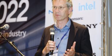 מנכ"ל TSMC אירופה פול דה בוט בכנס ChipEx2022. צילום: ניב קנטור