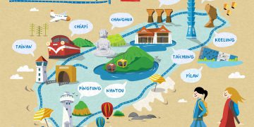 מפת טאיוואן. אילוסטרציה: depositphotos.com