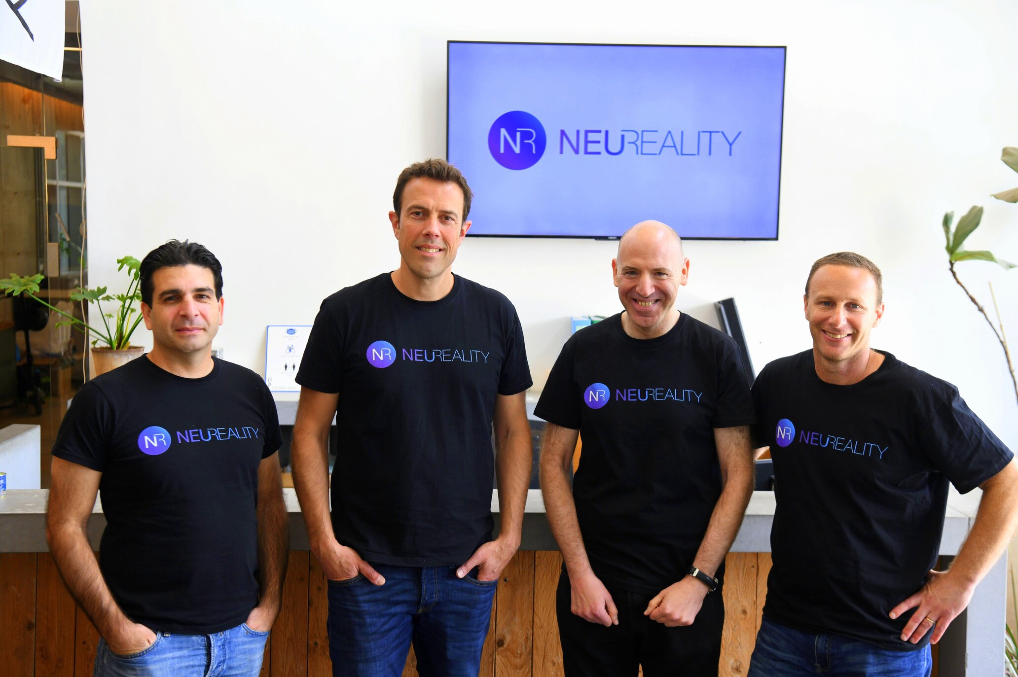 הצוות המוביל של NeuReality. משמאל לימין - סמנכ