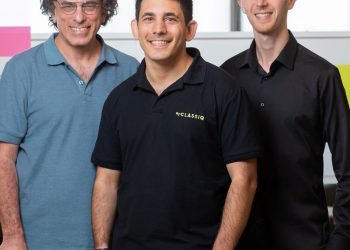 מייסדי Classiq משמאל לימין - ד"ר יהודה נוה, אמיר נוה, ניר מינרבי. צילום - אייל טואג