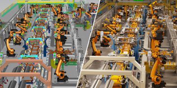 העולם הפיזי והתאום הדיגיטלי - באדיבות סימנס ואנבידיה