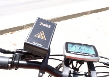 התקן ZooZ 2 של אוטוטוקס מותקן על כידון האופניים. צילום יחצ
