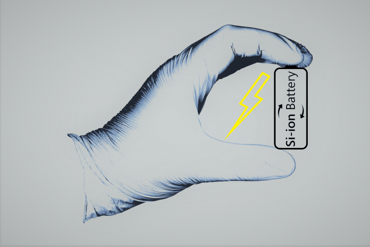 סוללת סיליקון. צילום: דוברות הטכניון