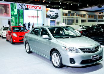 תצוגת מכוניות של טויוטה. אילוסטרציה: depositphotos.com