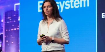 קרין אייבשיץ סגל. באירוע אינטל בת"א, 12/9/2022. צילום רונן טופלברג