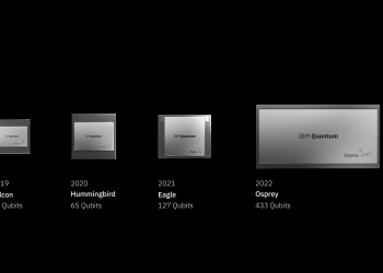 דורות המעבדים הקוונטיים של יבמ. צילום יחצ