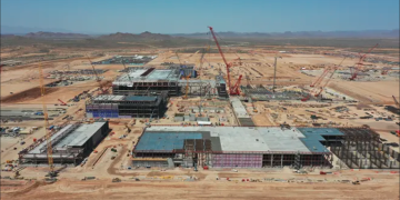 מפעל TSMC הראשון באריזונה כרגע בשלבי בניה מקור: TSMC