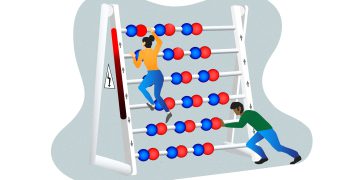 "החלקה וטיפוס בין קיטובים חשמליים": מבנה הגביש המחזורי מכיל זוג אטומים במרווחים קבועים בכל שכבה אופקית. ניתן להחליק כל שכבה נוספת ימינה או שמאלה במישור האופקי כדי למקם אטום כחול בדיוק מעל אטום אדום או להפך ובכך להקפיץ אלקטרונים עם מטען חשמלי מעלה או מטה בין השכבות. שלא כמו בגבישים מקוטבים המוכרים עד כה, הפוטנציאל החשמלי במערכת החדשה משתנה בערך קבוע ומוגדר היטב בין כל שלב ושלב. ניתן לטפס בצורה נשלטת בין כל האפשרויות השונות, כלומר ניתן למתג בין יחידות המידע באותו גביש בניגוד לזוג מצבים בטכנולוגיות קודמות.