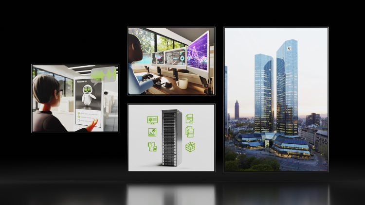 שיתוף הפעולה בין אנבידיה ודויטשה בנק. איור יחצ