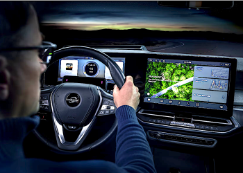 מערכת חישת ערנות הנהג של הרמן שפותחה בישראל והוצגה בכנס CES=2023