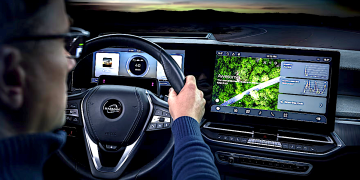 מערכת חישת ערנות הנהג של הרמן שפותחה בישראל והוצגה בכנס CES=2023