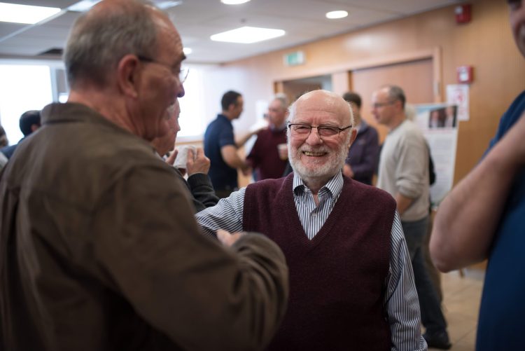 פרופ' אברהם למפל בכנס בטכניון. צילום: דוברות הטכניון