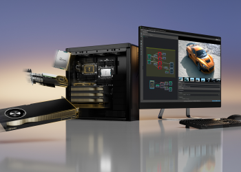 תחנת העבודה לעידן הבינה המלאכותית והמטאוורס. באדיבות אנבידיה.