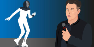 אילון מאסק בהכרזת הרובוט של טסלה, אוגוסט 2021. אילוסטרציה: depositphotos.com