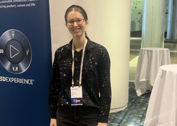 ארין וויניק בכנס 3Dexperience 2023 שהתקיים בנאשוויל בפברואר 2023. צילום: אבי בליזובסקי