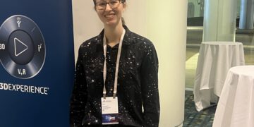 ארין וויניק בכנס 3Dexperience 2023 שהתקיים בנאשוויל בפברואר 2023. צילום: אבי בליזובסקי