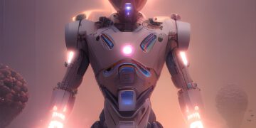 בינה מלאכותית. איור אבי בליזובסקי באמצעות תוכנת Artssy