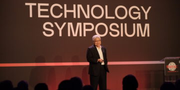 C.C. Wei, נשיא ומנכ"ל TSMC באירוע הטכנולוגי של החברה באמסטרדם, מאי 2023. צילום יחצ, TSMC