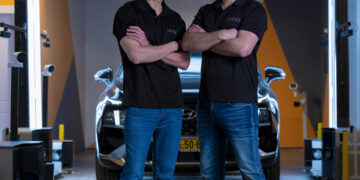 מייסדי UVeye אמיר ואוהד חבר. צילום: יובל חן.