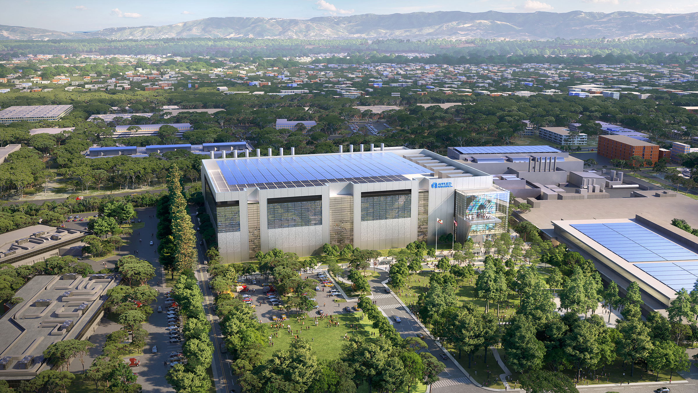 הדמיית המרכז החדש של אפלייד מטיריאלס