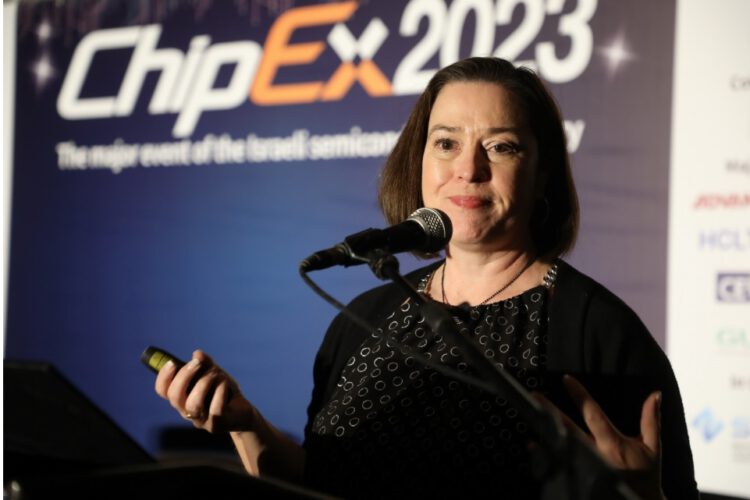לין קומפ, AMD בכנס ChipEx2023. צילום: ניב קנטור