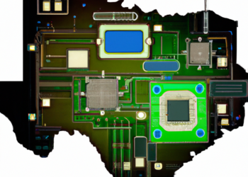 ממשלת טקסס מעודדת הגעת חברות שבבים נוספות. איור אבי בליזובסקי באמצעות DAELLE 2