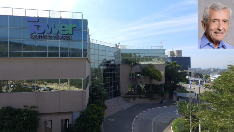 מטה חברת טאואר סמיקונדקטור במגדל העמק בפינה הימנית העליונה פייר למונד צילום: מתוך Wikipedia