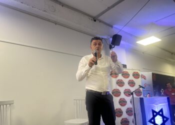 קופטאן חלבי במפגש הסיליקון קלאב בעוספייא, קיץ 2023. צילום: אבי בליזובסקי