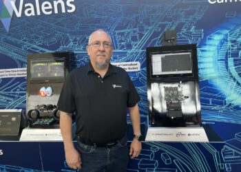 עידו כהן, סגן נשיא לתחום האוטומוטיב בחרת ואלנס בתערוכת Autosens שהתקיימה בבריסל, בלגיה. צילום: אבי בליזובסקי