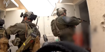 לוחמי שייטת 13 כובשים בחזרה את מוצב סופה ב-7/10/23. צילום מסך מסרטון של דובר צהל