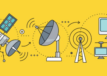 תקשורת אינטרנט לווינית. המחשה: depositphotos.com