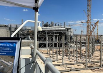 בניית פאב 38 של אינטל בקרית גת, ספטמבר 2022. צילום: אבי בליזובסקי