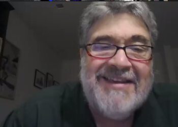 ג'ון מדבד, מנכ"ל OURCROWD במפגש הסיליקון קלאב. צילום מסך