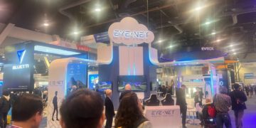 דוכנים ב-CES 2023. צילום: אבי בליזובסקי