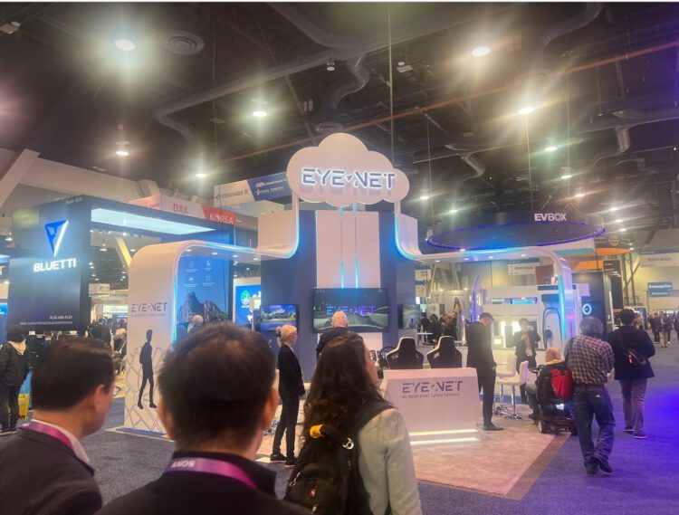 דוכנים ב-CES 2023. צילום: אבי בליזובסקי